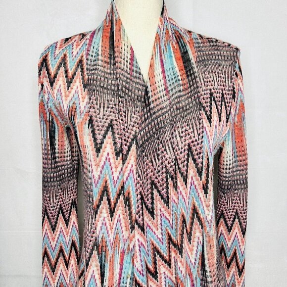 Red Camel Cardigan Duster Lightweight Open-Front Sweater Stretch Women’s Size S - Picture 2 of 10